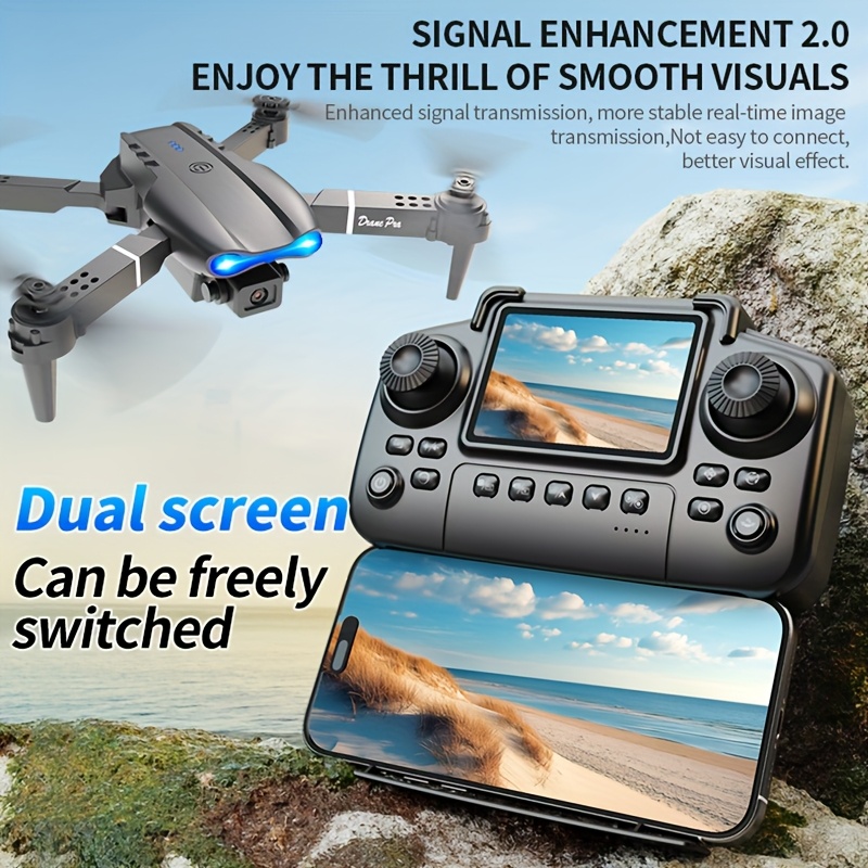 Drone pieghevole E99 PRO MAX c - Drone Gimbal Brushless recensione e prezzo